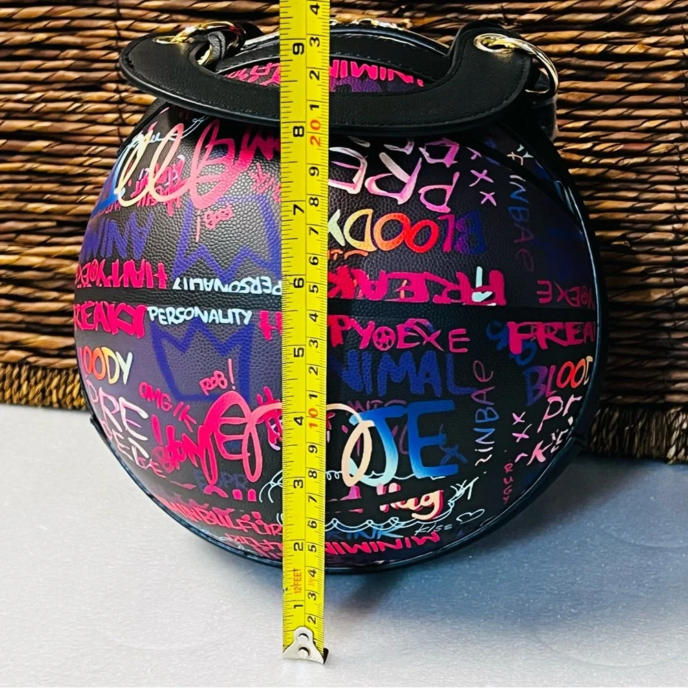 Graffiti Basketball Handbag  New Purse - Picture 10 of 11
